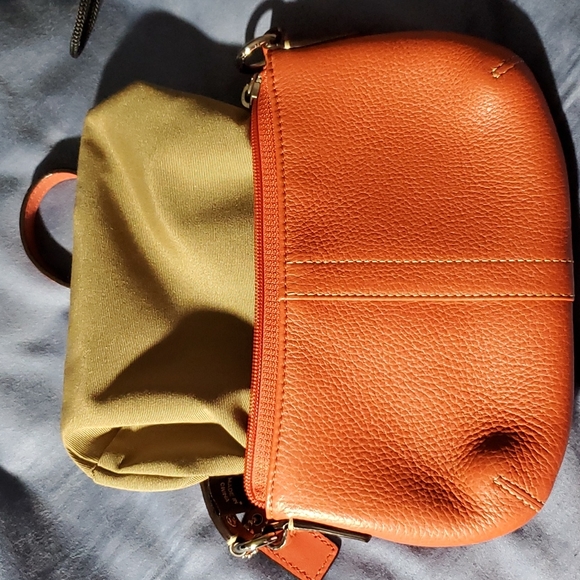 ORANGE COACH CROSSBODY PURSE & WALLET SET - Picture 14 of 15